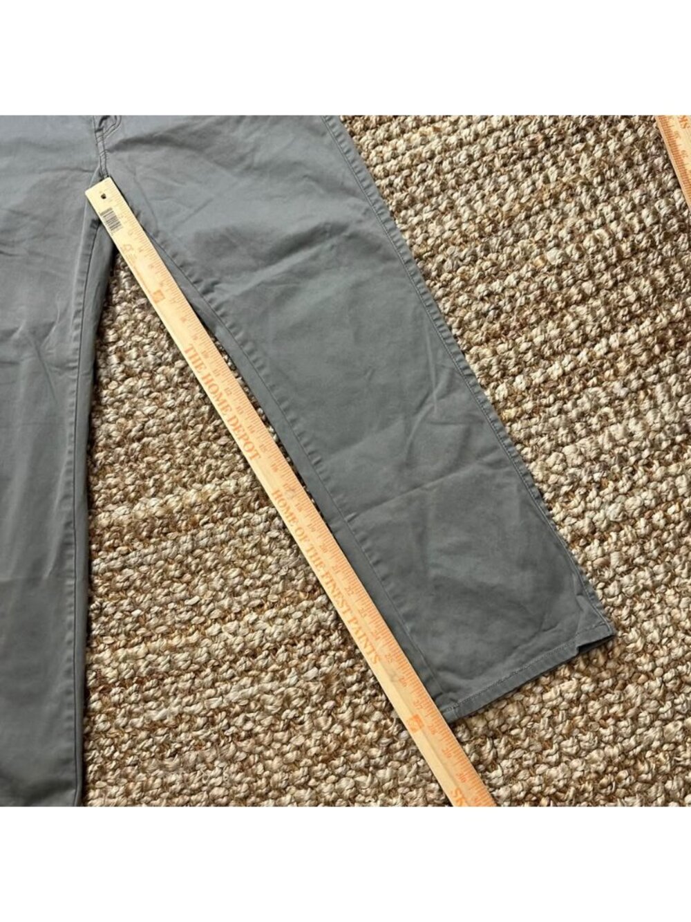 Peter Millar Mens Performance Chino Pants Straight Leg Tan Brown Stretch 34x30 - Picture 5 of 9